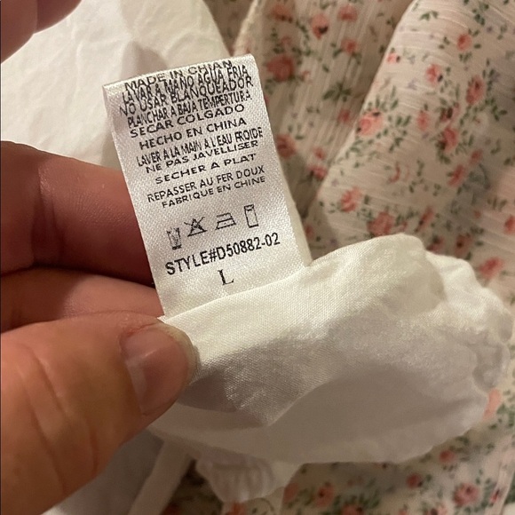 Altar'd State Cream Floral Mini Dress - Picture 11 of 13